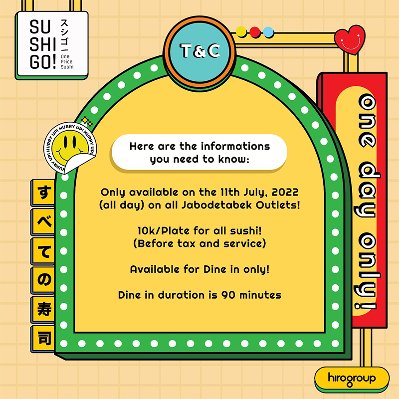 Thumb Sushi GO! One Day Only
